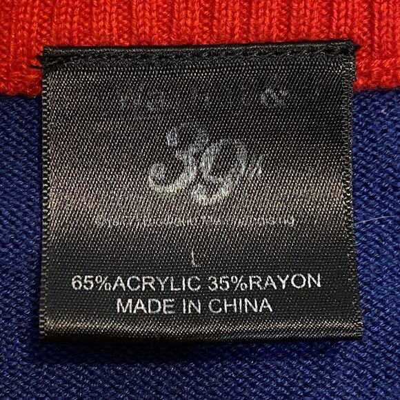 Ugly Christmas Sweater Mens L Single Ready to Jingle Nordic Retro Holiday‎ Party - Picture 4 of 7